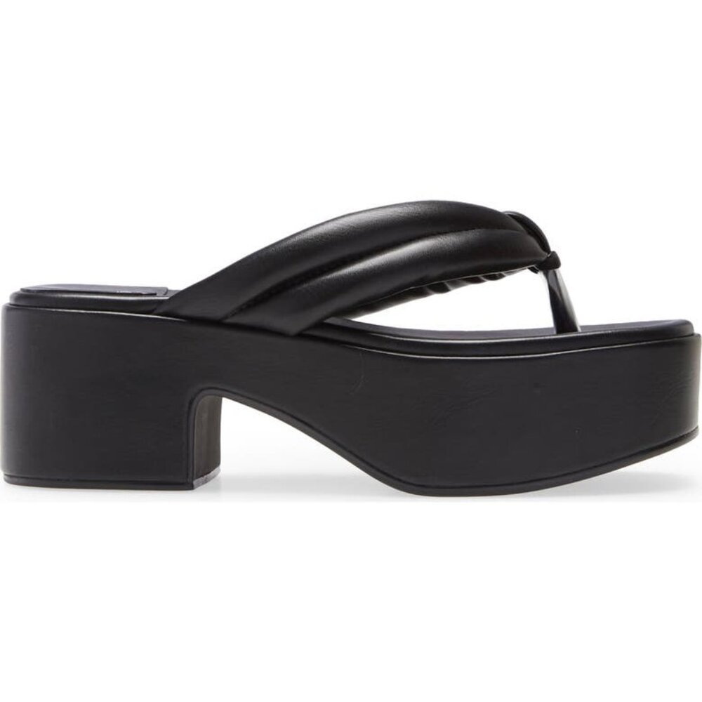 Jeffrey Campbell Black Platform Flip Flop